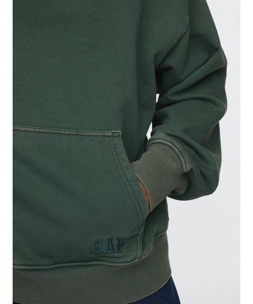 「GAP」 プルオーバーパーカー S ナチュラル メンズ_画像6