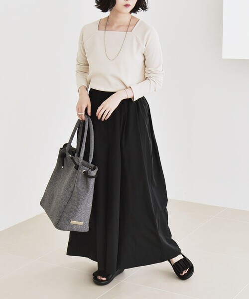 「quaranciel」 イージーパンツ ONE SIZE ブルー レディースの画像