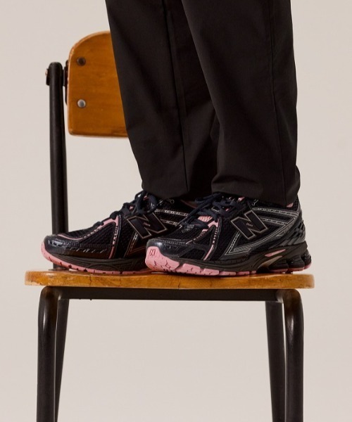 「New Balance」 ローカットスニーカー 26.0cm ネイビー メンズの画像
