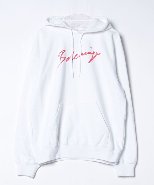 BALENCIAGA（バレンシアガ） プルオーバーパーカー M ホワイト メンズ 