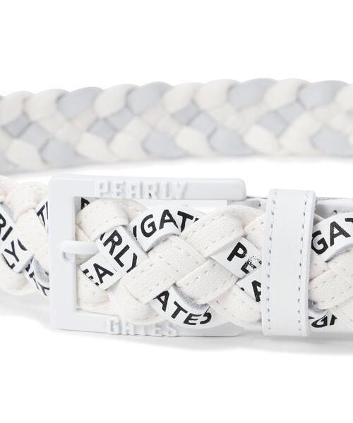 PEARLY GATES（パーリーゲイツ） ベルト 「PEARLY GATES」ロゴメッシュ