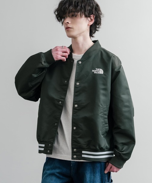 新品 THE NORTH FACE 軽量 ワンポイントロゴ ジャケット M THE NORTH FACE（ザ ノースフェイス） スタジャン M'S BRETON JACKET