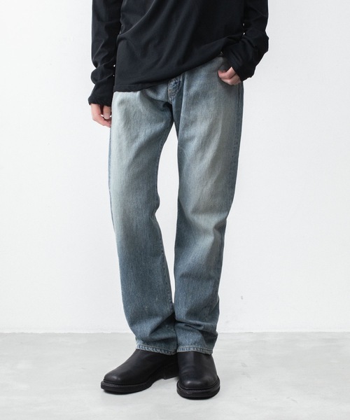 ジーンズ 13OZ デニム ストレートジーンズ / 13OZ DENIM STRAIGHT JEANS メンズの画像