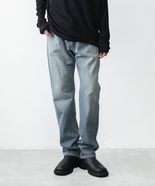 ジーンズ 13OZ デニム ストレートジーンズ / 13OZ DENIM STRAIGHT JEANS メンズの画像