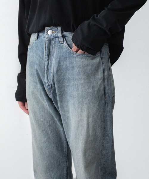 ジーンズ 13OZ デニム ストレートジーンズ / 13OZ DENIM STRAIGHT JEANS メンズの画像