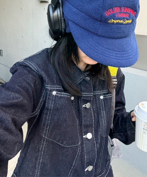 lanan（ラナン） セットアップ デニムジャケット ハイウエストタック