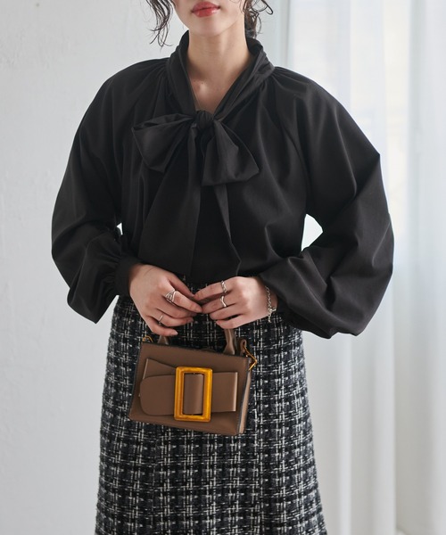 「RANAN」 長袖ブラウス M サックスブルー レディース_画像7
