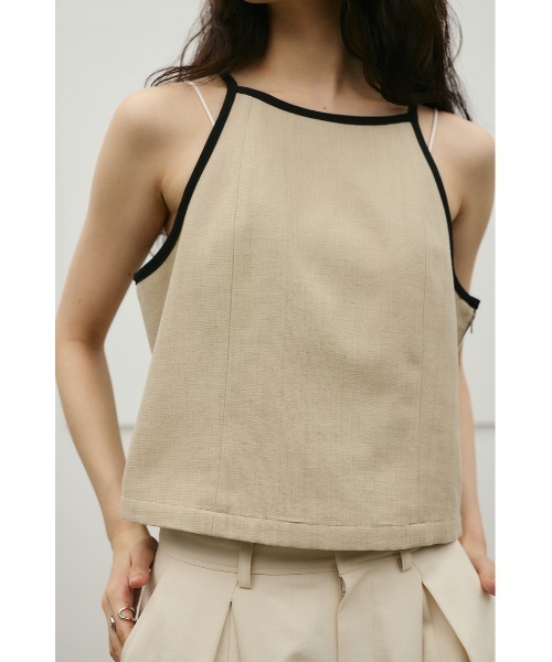 キャミソール0203 AZUL BY MOUSSY | カットリブキャミソール (キャミソール ) |SHEL'TTER