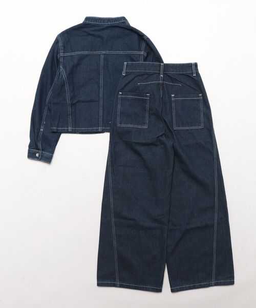 UP START セットアップ 「LAMPOON」デニムライダースジャケット