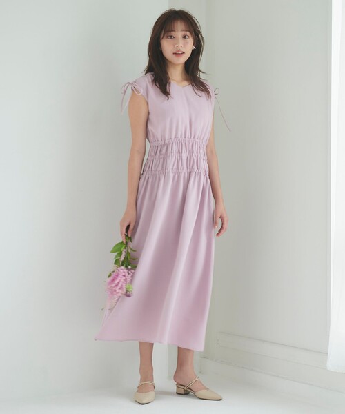 「Feroux」 ノースリーブワンピース 1 ネイビー レディース_画像3