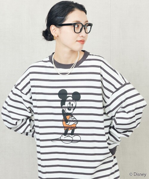 FREAK'S STORE（フリークスストア） 長袖カットソー「Disneyコラボ