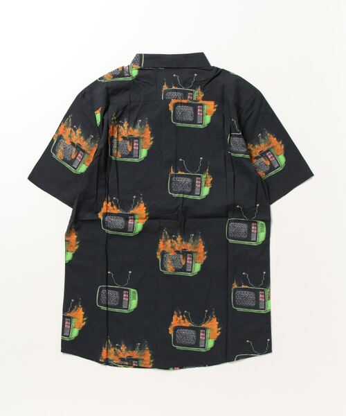 「VOLCOM」 半袖シャツ L ホワイト メンズ_画像2
