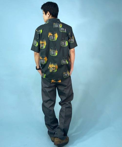 「VOLCOM」 半袖シャツ L ホワイト メンズ_画像6