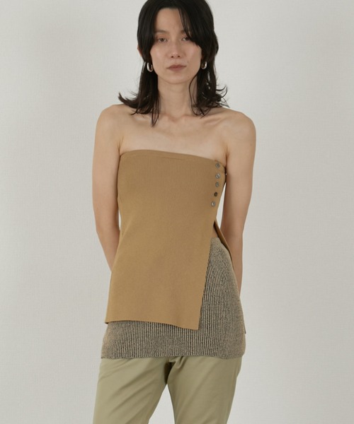 【LA PEAU DE GEM】ビスチェ la peau de gem（ラポドゥジェム） 「LA PEAU DE GEM」double bustier