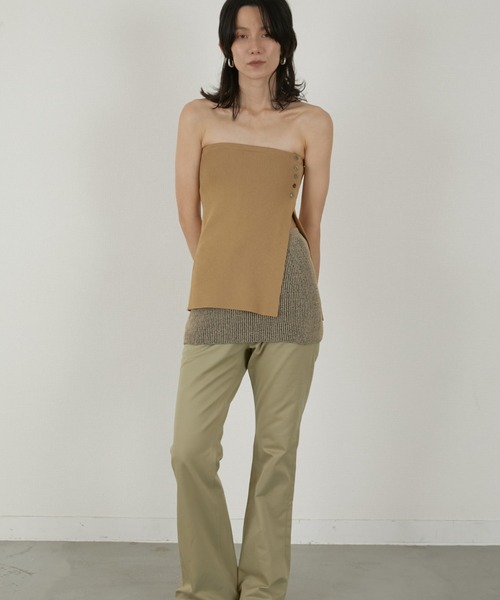 la peau de gem（ラポドゥジェム） 「LA PEAU DE GEM」double bustier