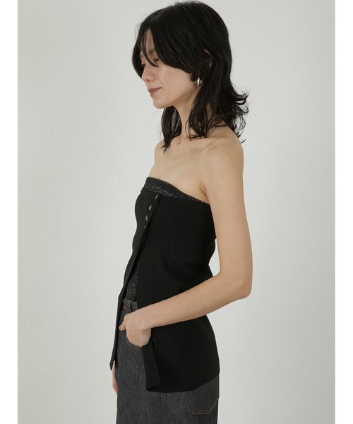 la peau de gem（ラポドゥジェム） 「LA PEAU DE GEM」double bustier