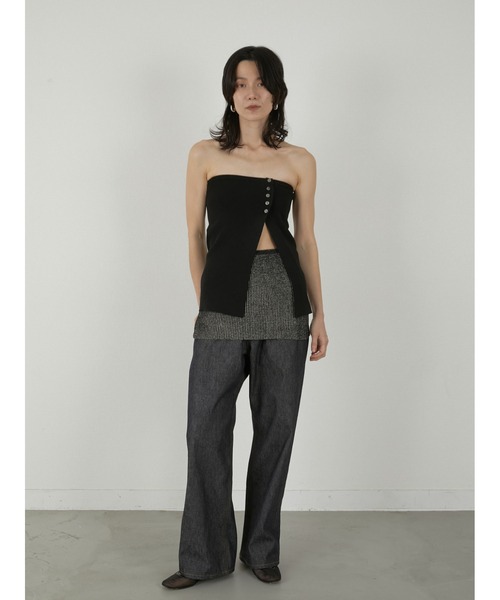 la peau de gem（ラポドゥジェム） 「LA PEAU DE GEM」double bustier