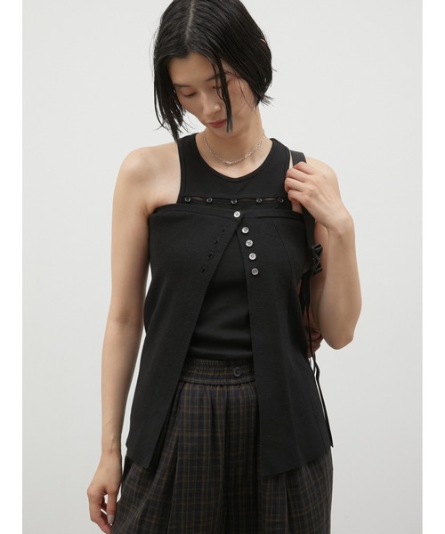 la peau de gem（ラポドゥジェム） 「LA PEAU DE GEM」double bustier