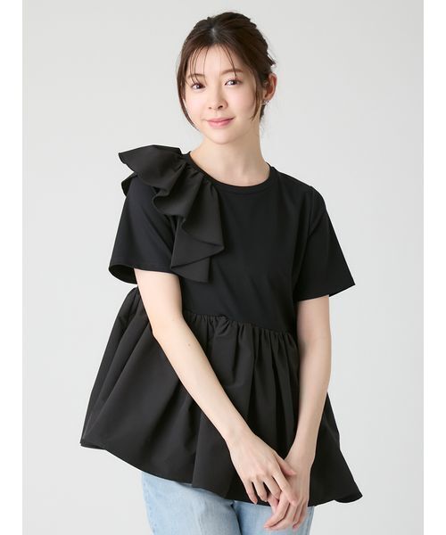 CELFORD（セルフォード） tシャツ 半袖 アシンメトリーカット