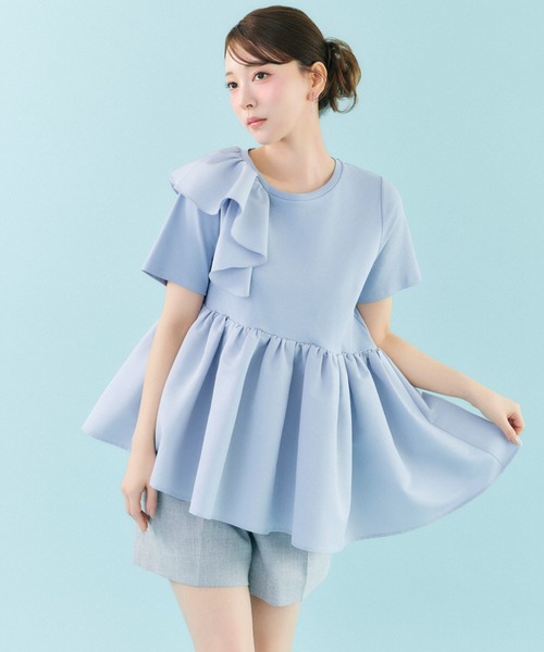 CELFORD（セルフォード） tシャツ 半袖 アシンメトリーカット