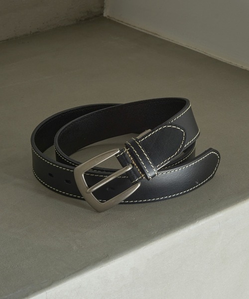 SSバックル1938年生＆ベルト SETUP7（セットアップセブン） ベルト 「TCY」38mm レザーステッチ