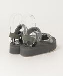 「Teva」 フラットサンダル 22cm グレ...の詳細画像1