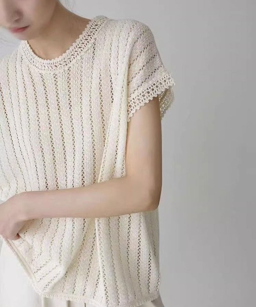 半袖レーストップス レディース | ブランド登録なし | 04