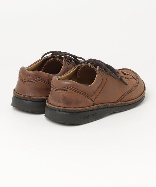 「BIRKENSTOCK」 レザーシューズ 24cm ブラウン メンズ_画像2