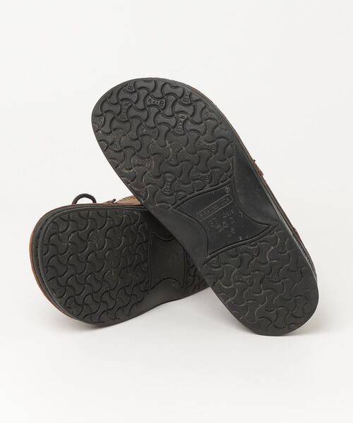 「BIRKENSTOCK」 レザーシューズ 24cm ブラウン メンズ_画像3