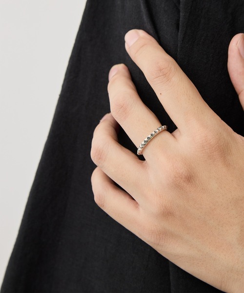 ガルニ　ダイヤエタニティリング　シルバーgarni GARNI（ガルニ） 指輪 リング 「GARNI/ガルニ」Multiple Studs Ring-S