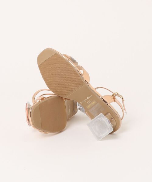 「Bridget Birkin」 ヒールサンダル 24.5 シルバー レディース_画像3