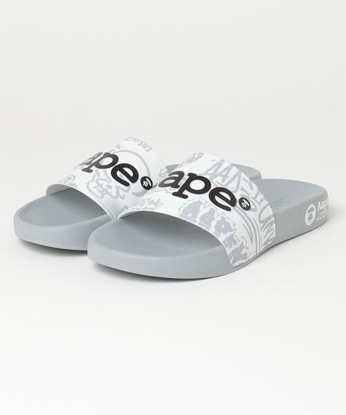 「AAPE BY A BATHING APE」 サンダル 5 ホワイト系その他 メンズ_画像2