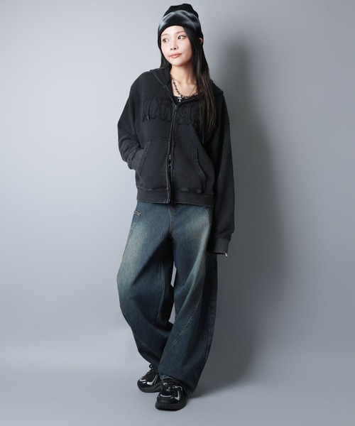 「SPINNS」 ジップアップパーカー ONESIZE ブルー系その他 メンズ_画像3