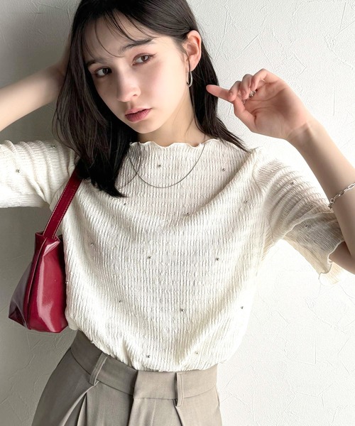 「classicalelf」 半袖カットソー LARGE ブラック レディース_画像3