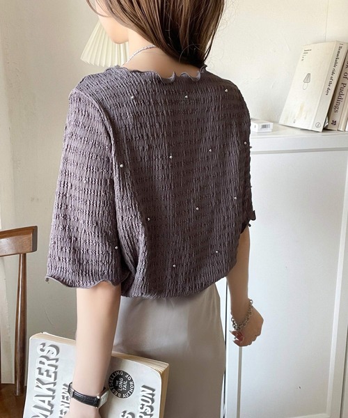 「classicalelf」 半袖カットソー LARGE ブラック レディース_画像9