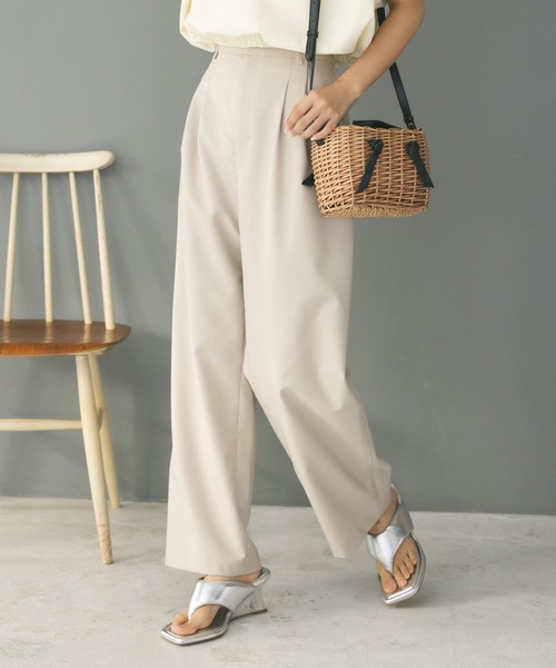 「MIEL CRISHUNANT」 スラックス MEDIUM ブラック レディース_画像2
