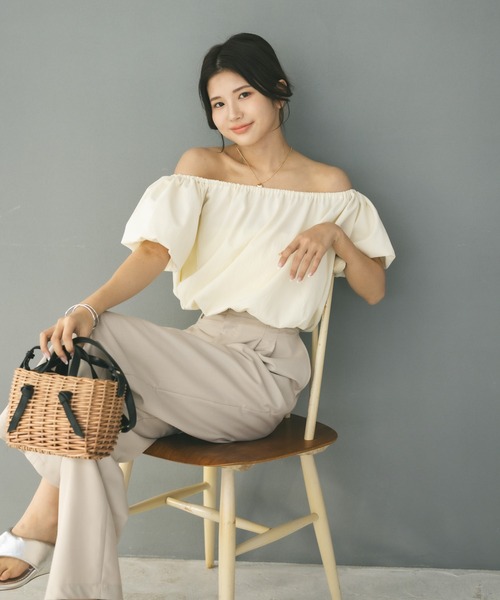 「MIEL CRISHUNANT」 スラックス MEDIUM ブラック レディース_画像5