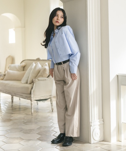 「MIEL CRISHUNANT」 スラックス MEDIUM ブラック レディース_画像9
