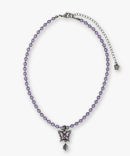 ANNA SUI（アナスイ） ネックレス 蝶モチーフ パールネックレス 