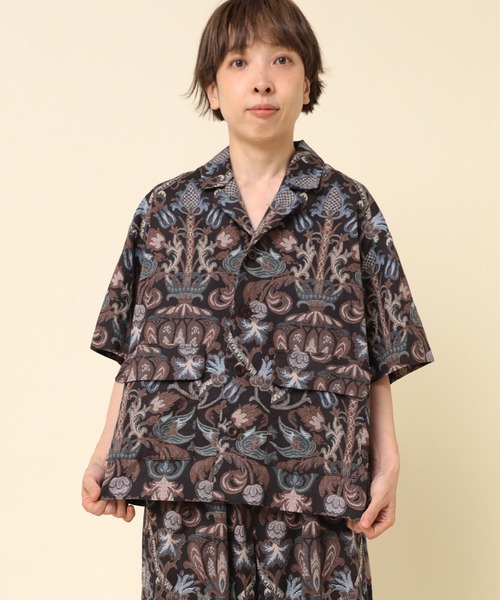 「RNA-N」 半袖シャツ MEDIUM ベージュ レディース_画像3