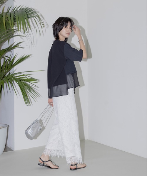 「Eimee Law」 イージーパンツ FREE ブラック レディース_画像5