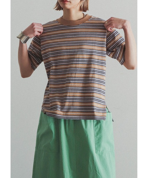 「FIL DE FER」 半袖Tシャツ FREE ベージュ レディース_画像2