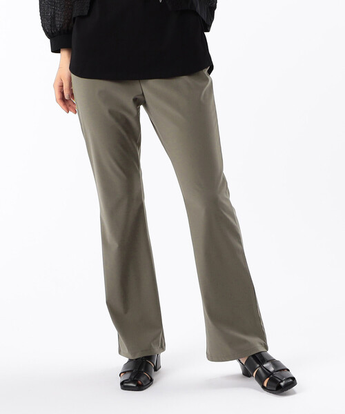 「Gabardine K.T」 ブーツカットパンツ 9号 ブラック レディース_画像6