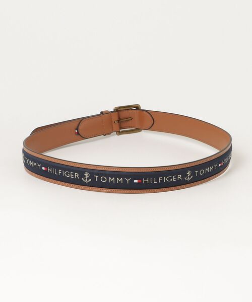 「TOMMY HILFIGER」 ベルト 38 ネイビー メンズ_画像2