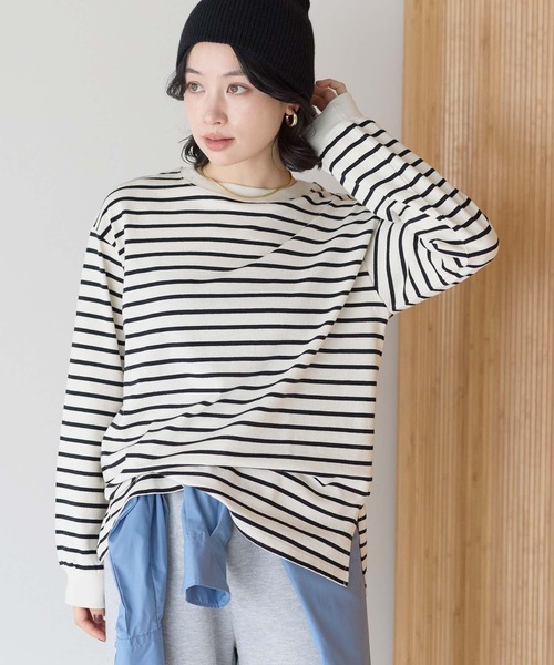 ハートマーケット（HEART MARKET） tシャツ ワイドな長袖チュニック