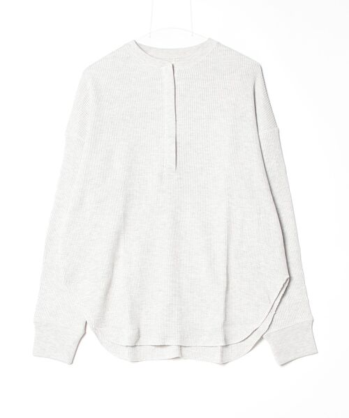 anuke（アンヌーク） tシャツ Waffle Loose Henleytops 62620605