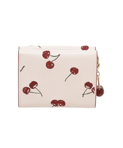 ⋆˚ʚɞメゾンドフルール チェリー財布⋆˚ʚɞ Maison de FLEUR（メゾンドフルール） 財布 チェリー刺繍プチ