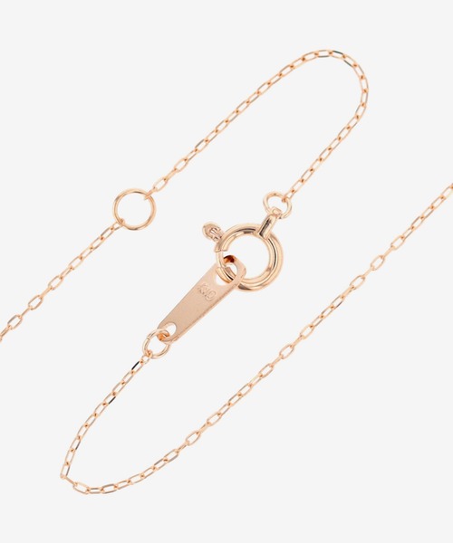ESTELLE ネックレス K10 ピンクゴールド しずく ドロップ ESTELLE（エステール） ネックレス K10 ピンクゴールド ダイヤモンド