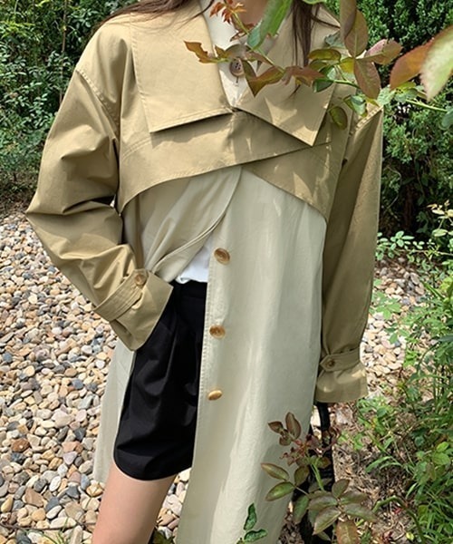 在庫超激安 ステンカラーコート Two pieces long trench coat FQ21W029 ZOZOTOWN PayPayモール店 - 通販 - PayPayモール 新品超歓迎