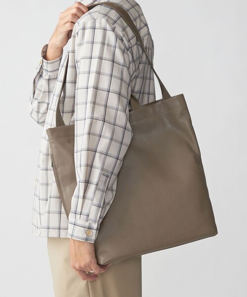 SHIPS（シップス） トートバッグ SHIPS: レザー 2WAY トートバッグ